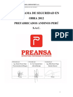 Plan de Seguridad en Obra 2012