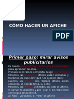 ARTES-como Hacer Un Afiche