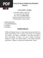 Novena de Nossa Senhora Do Perpétuo Socorro Site