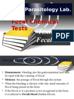 10 Chemical Tests Fecal Occult Blood