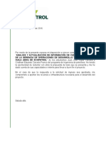 Carta Codirector