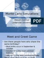 Monte Carlo Simulations