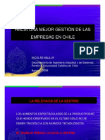 HACIA UNA MEJOR GESTIÓN de LAS Empresas en Chile PPT Majluf