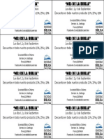 Descuentos Mes de La Bib Lia