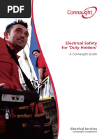 Electrical Safety for Duty Holders