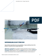 Impermeabilizar é Preciso - Tecnologia - Mapa Da Obra