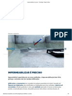 Impermeabilizar É Preciso - Tecnologia - Mapa Da Obra