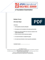 ISO-IEC 20000 Foundation Exam Sample Paper - January 2014