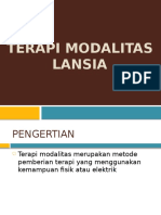 TERAPI MODALITAS LANSIA - PPSX