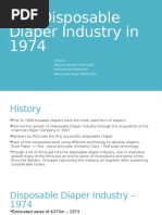 The Disposable Diaper Industry in 1974