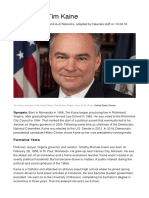 tim kaine bio