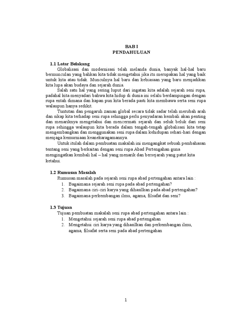 Makalah Abad Pertengahan