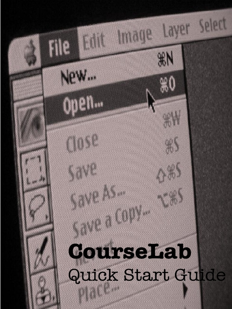 Courselab QuickStart PDF | PDF | Icon (Computing) | Menu (Computing)
