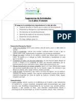 Sugerencias de Actividades 3 a 4 Años 11meses