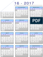 Calendario 2016-2017 PDF