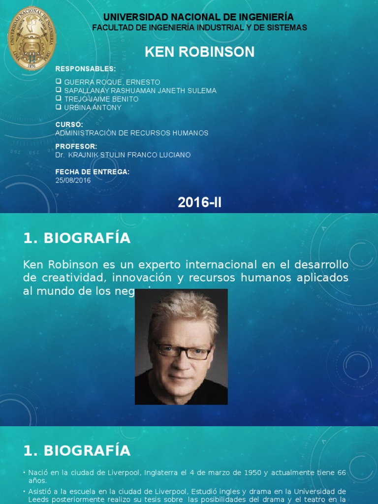 Ken Robinson: Creatividad y Tale…