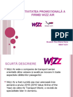 Activitatea Promoțională a Firmei Wizz Air