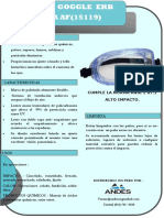 FT - Anteojos Goggle 15119 - ERB C PDF