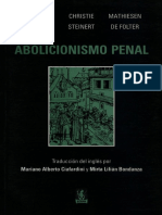Cohen, Hulsman, Christie, Mathiesen y Otros - Abolicionismo Penal PDF