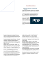 El Conocimiento Cientifico. Las Ciencias Sociales