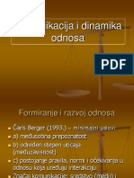 Komunikacija I Dinamika Odnosa