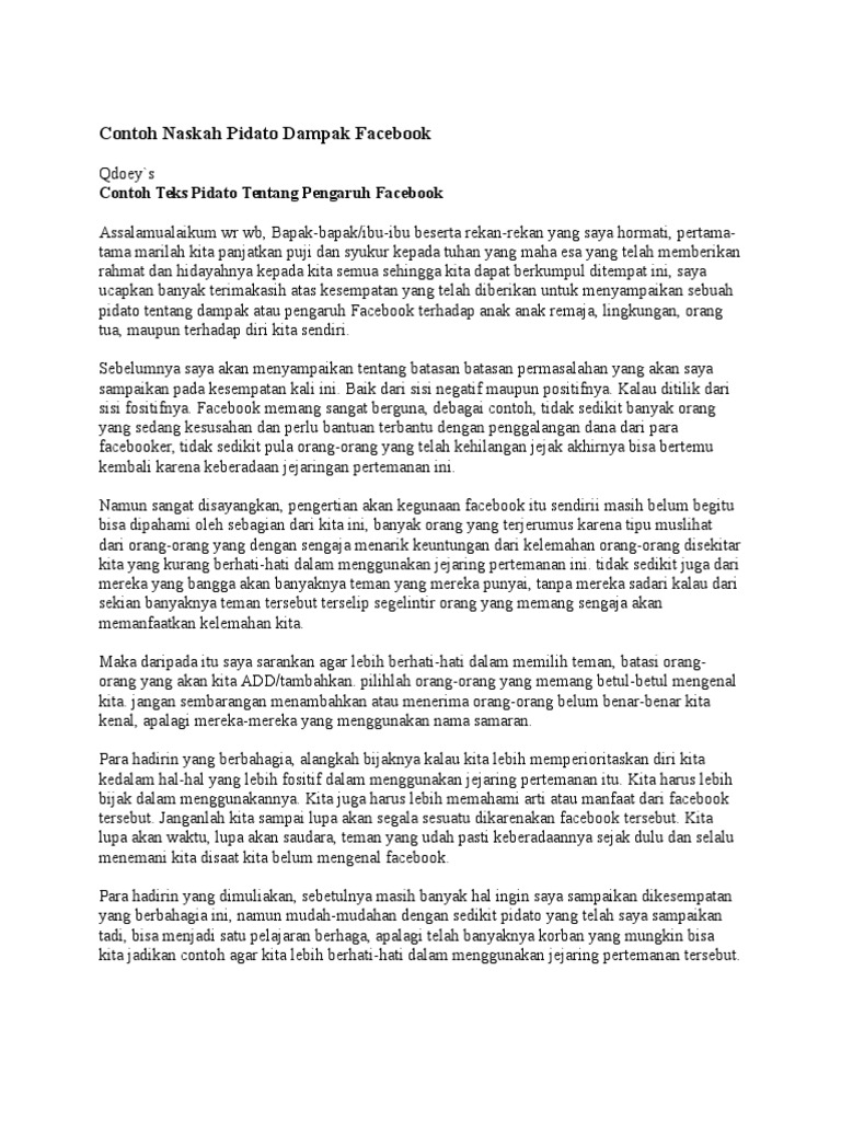 Contoh Teks Ceramah Yang Baik Dan Benar Berbagai Teks