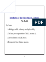 Introduction To Time Series Analysis. Lecture 7.: Peter Bartlett