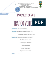 Analisis de Trafico Vehicular Av. 20 de Octubre La Paz Universidad Mayor de San Andres