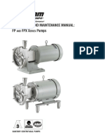 Instruction and Maintenance Manual: FP FPX S Pumps