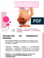 Control prenatal con enfoque de riesgo