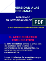 El Acto Didáctico-comunicativo