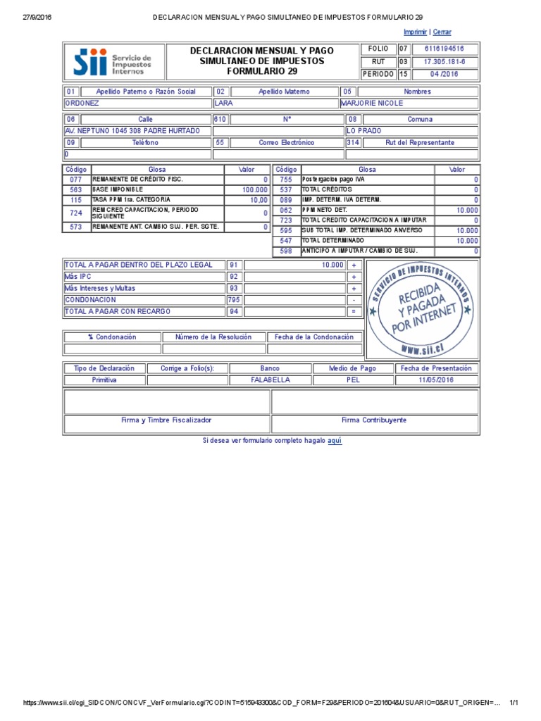 Abril Declaracion Medfsafasfnsual y Pago Simultaneo de Impuestos ...