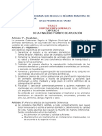 Proyecto de Ordenanza Proteccion Animal para Tacna