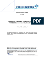 Substantive Rights and Obligations Under The UNESCO Convention On Cultural Diversity