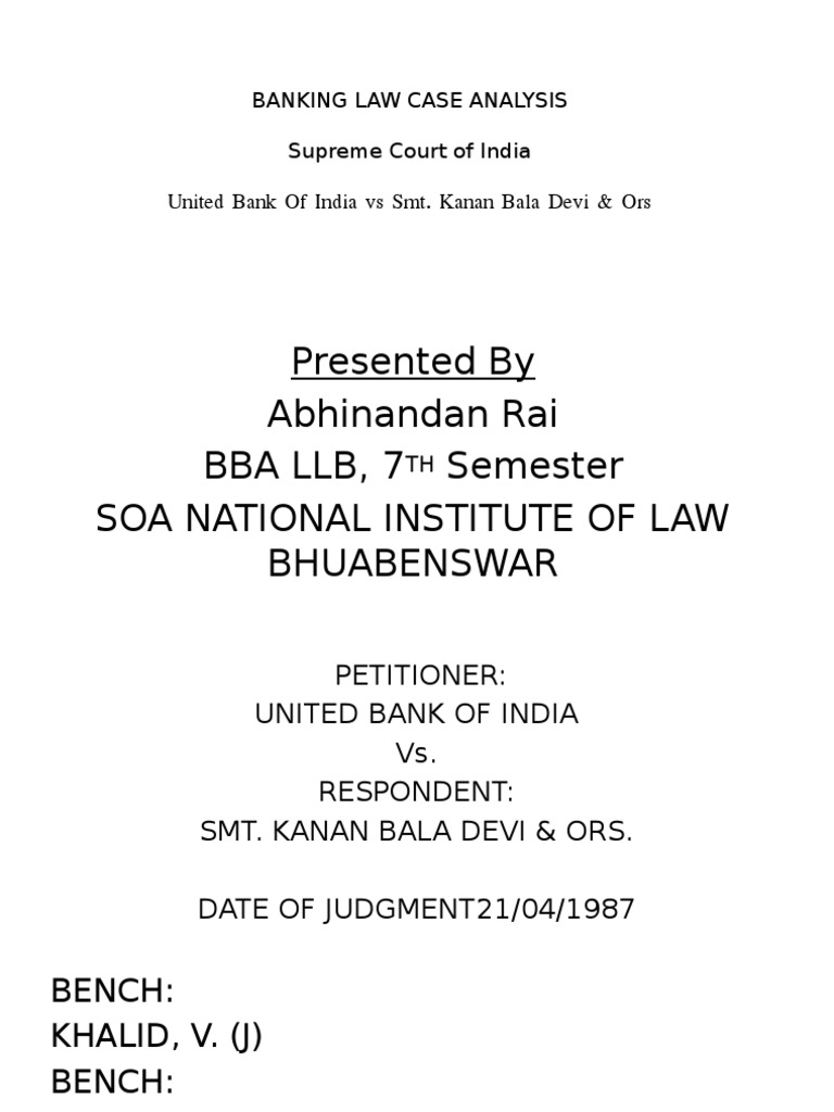 Banking Law Case Analysis | PDF | Lawsuit | Government Information