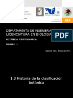 1.3 Historia de La Clasificación Botánica