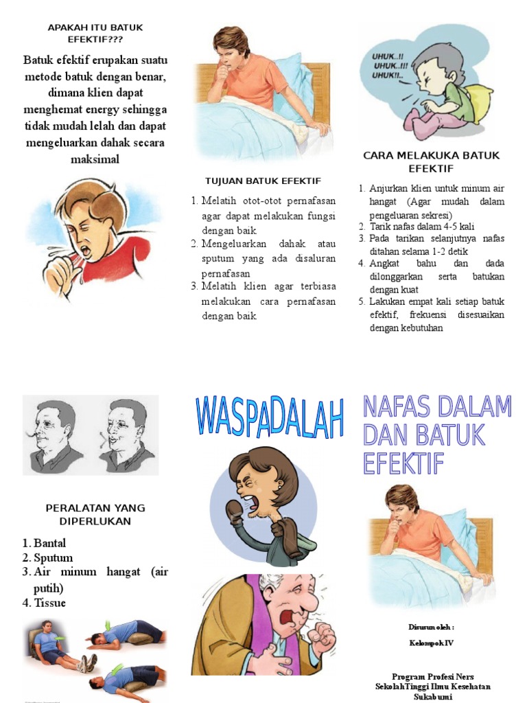 Teknik Batuk Efektif untuk Kesehatan | PDF