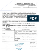 ETHNICITY AND RACE IDENTIFICATION - STANDARD FORM - 181