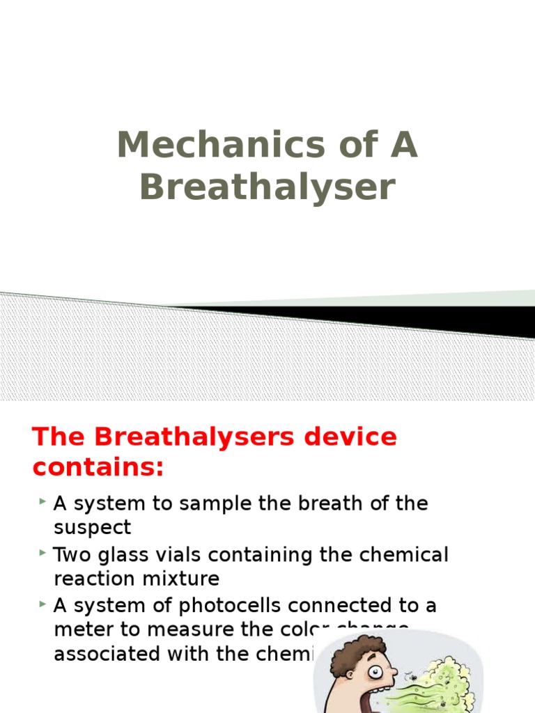 How Do Breathalyzer Works PDF