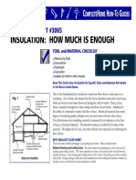 Insulation - How Much is Enough