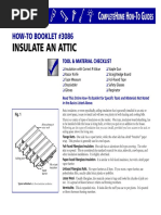 Insulate an Attic