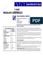 Insulate Side Walls