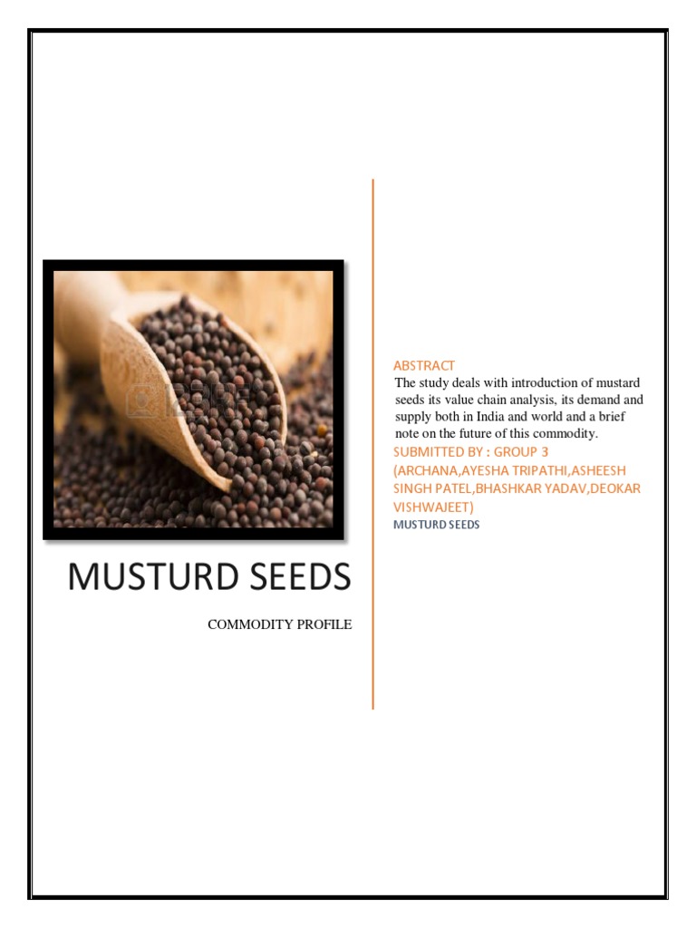 Musturdseeds Group 3 Rapeseed Sowing