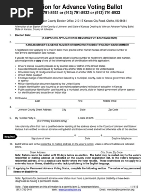 Kansas Voter Registration
