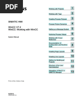 Wincc 7 2 Working With Wincc PDF