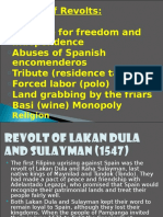 Filipino History 02 Revolts