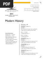 2013 Hsc Modern History