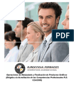 Operaciones de Manipulado y Finalización de Productos Gráficos (Dirigida A La Acreditación de Las Competencias Profesionales R.D. 1224/2009)