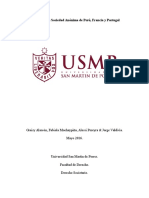 Organos de La Sociedad Anonima de PERÚ, FRANCIA y PORTUGAL