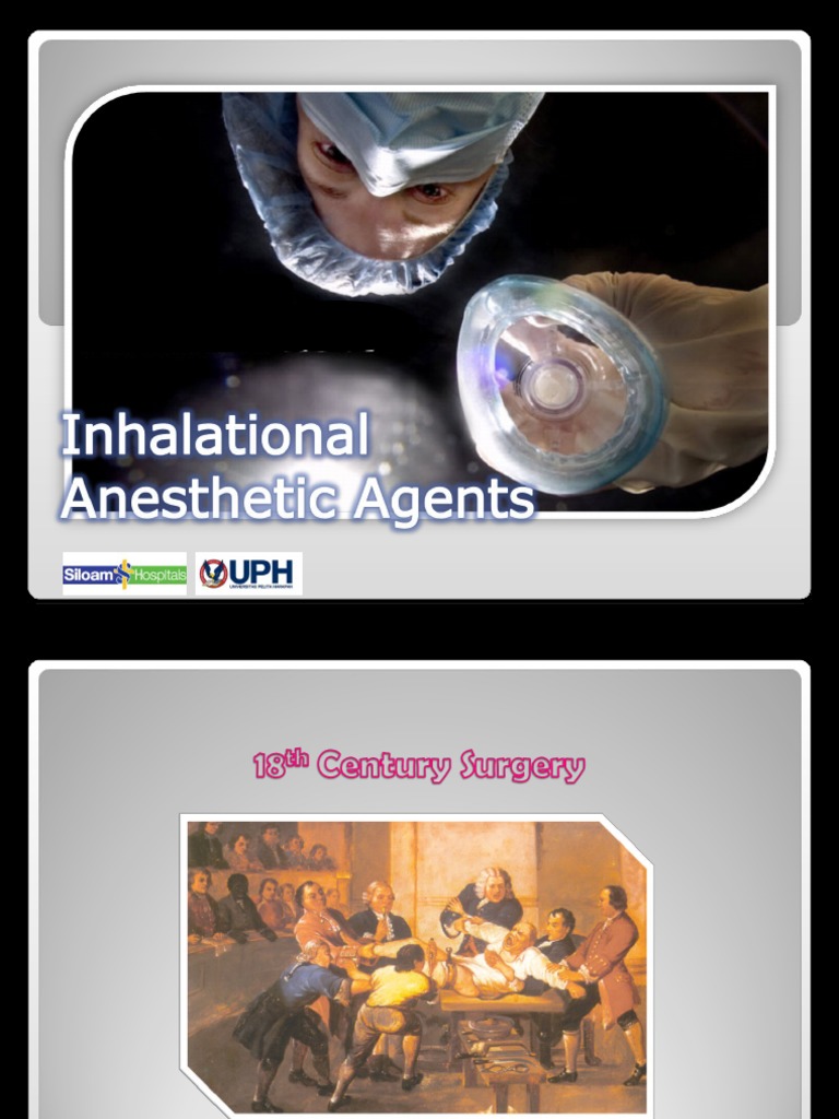 4 Inhalational Anesthetics PDF Anesthesia Blood